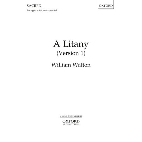 Litany SATB Choral Sheet Music for Unaccompanied Voices