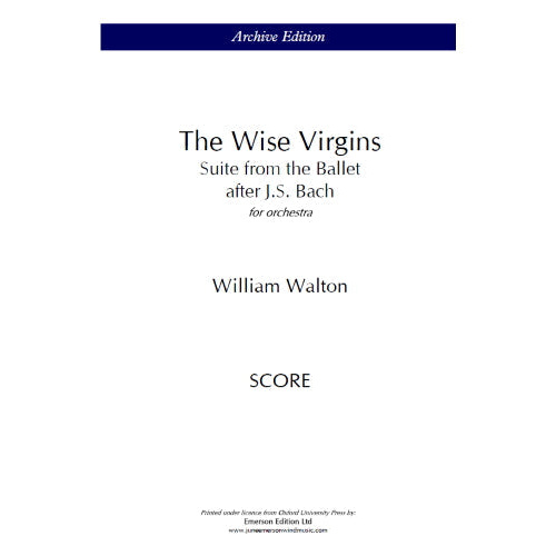 Wise Virgins Ballet Suite Full SC