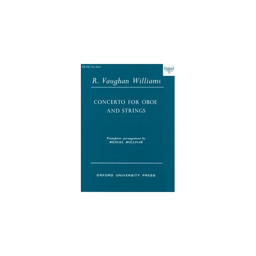 Vaughan Williams Concerto for Oboe and Piano Full Score, 48 Pages, Oxford University Press