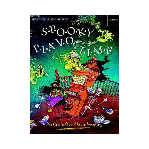 Spooky Piano Time Sheet Music for Pianists - Repertoire, Puzzles, Poems, Illustrations