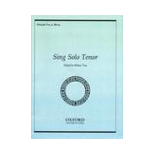 Sing Solo Tenor Voice and Piano Sheet Music