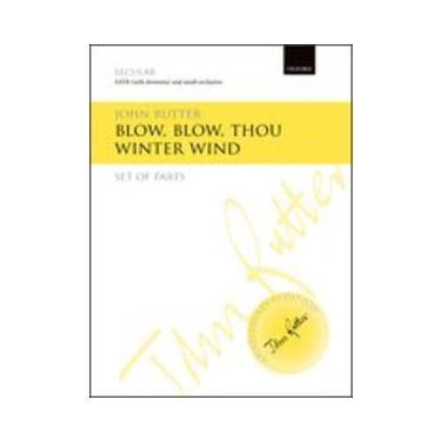 Blow Blow Thou Winter Wind SSATB/Piano Choral Sheet Music