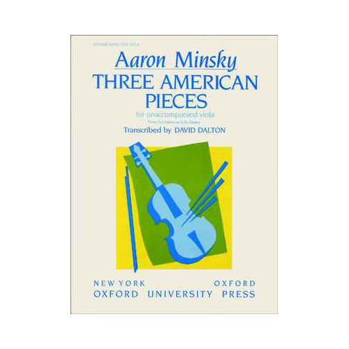 Three American Pieces for Solo Viola - Transcribed by David Dalton