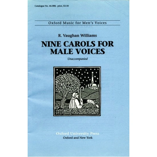 Nine Carols for Male Voice Arranged by Vaughan Williams - Choral Score