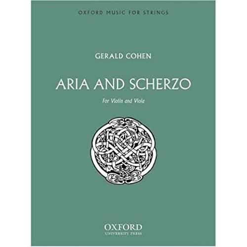 Cohen - Aria and Scherzo for Violin/Viola, String Duo, Gerald Cohen, Oxford University Press, 1 Page