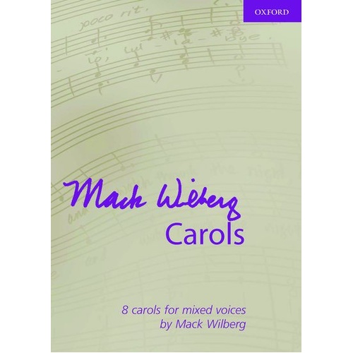 Mack Wilberg Carols for Mixed Voices SATB/Piano - Choral Score, 80 Pages, Oxford University Press