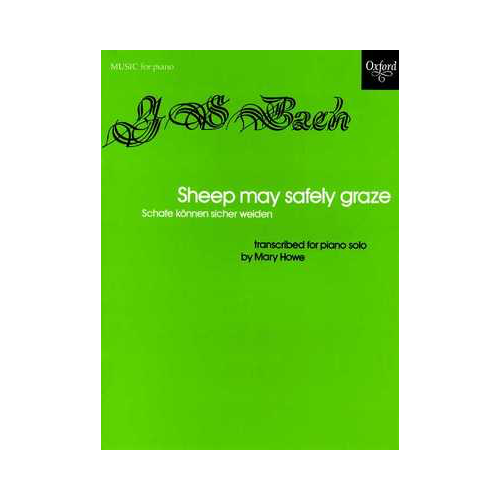 Sheep May Safely Graze Piano Sheet Music for Solo Piano