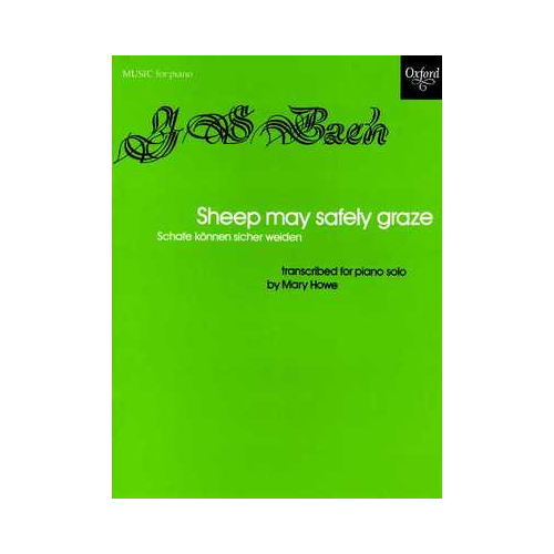 Sheep May Safely Graze Piano Sheet Music for Solo Piano