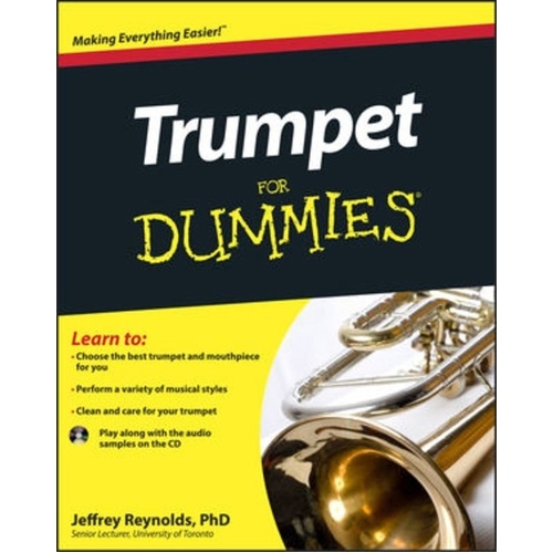 Trumpet for Dummies Guidebook with CD-ROM - Learn to Play Classical, Pop, Jazz & Latin Music, 408 Pages, John Wiley & Sons