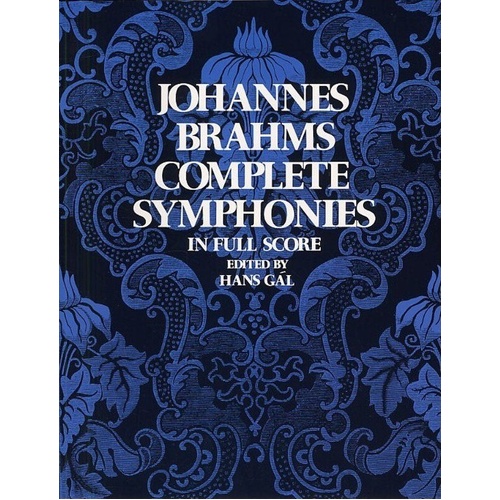 Brahms - Complete Symphonies Full Score, Dover Publications, 352 Pages