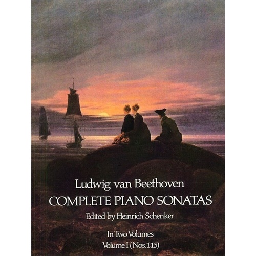Beethoven - Complete Piano Sonatas Volume 1, Dover Publications, 296 Pages, Piano Solo, Schenker Edition, Includes Multiple Opus Numbers
