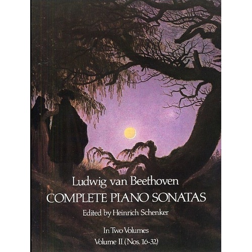 Beethoven - Complete Piano Sonatas Volume 2, Dover Publications, Piano Solo, 336 Pages, Includes Op. 31, 49, 53, 54, 57, 79, 81a, 90, 101, 106, 109, 1