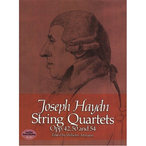 Haydn - String Quartets Op. 42, 50 & 54 Full Score, 240 Pages, Dover Publications