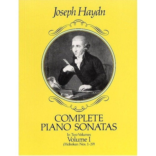 Haydn - Complete Piano Sonatas Volume 1, Dover Publications, Piano Solo, 230 Pages, Hoboken Nos. 1-29