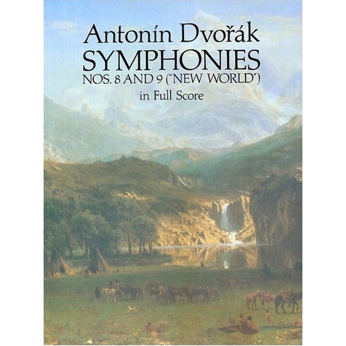 Dvorak - Symphonies Nos. 8 and 9 Full Score, Dover Publications, 272 Pages