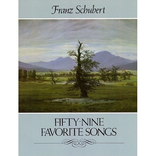 Schubert - 59 Favourite Songs for Voice by Franz Schubert, Dover Publications, 256 Pages