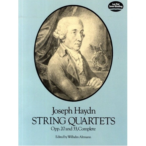 Haydn - String Quartets Op. 20 & 33 Full Score, Eulenburg Edition, 272 Pages, Dover Publications