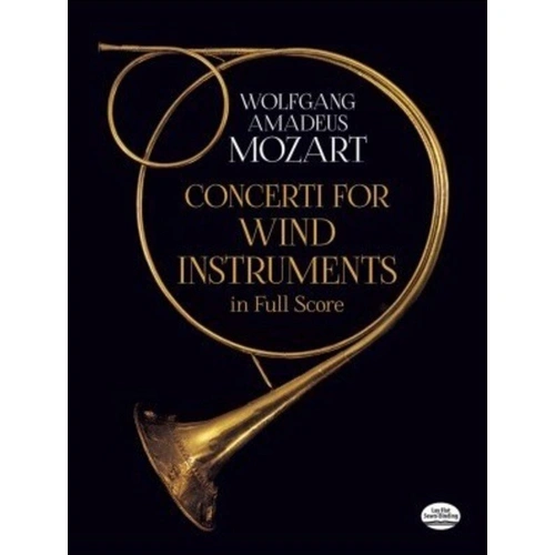 Mozart - Concerti for Wind Instruments Full Score by Dover Publications, 272 Pages