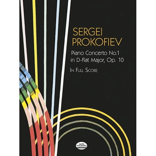 Prokofiev Piano Concerto No. 1 in D-flat Major Op. 10 Full Score - Dover Publications