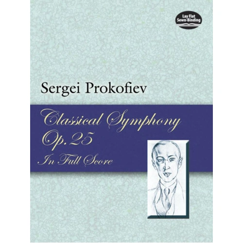 Prokofiev - Classical Symphony Op. 25 Full Score by Dover Publications, 80 Pages