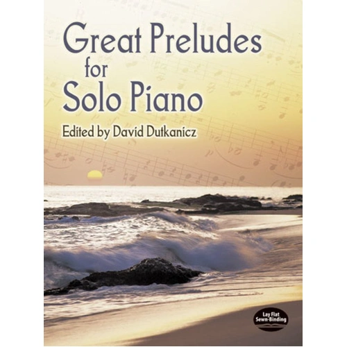 Great Preludes for Solo Piano - Dover Publications - 128 Pages