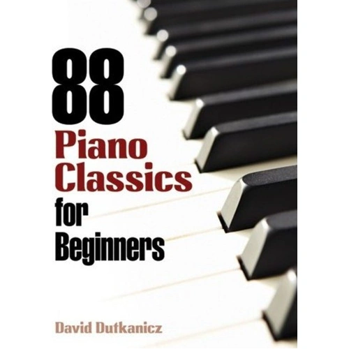 88 Piano Classics for Beginners - Piano Solo, 144 Pages, Dover Publications