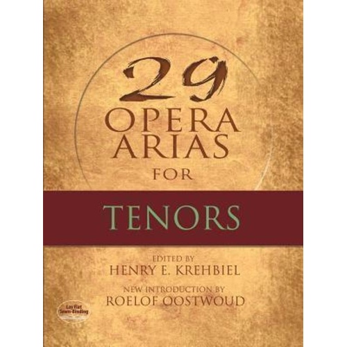 29 Opera Arias for Tenors - Dover Publications, 192 Pages, Vocal Music Compilation
