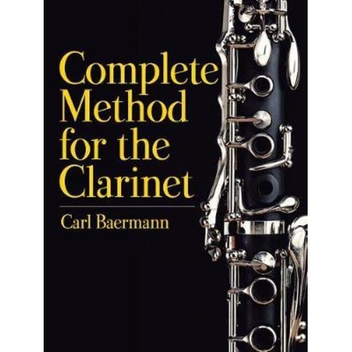 Baermann Complete Method for Clarinet by Dover Publications, 64 Pages