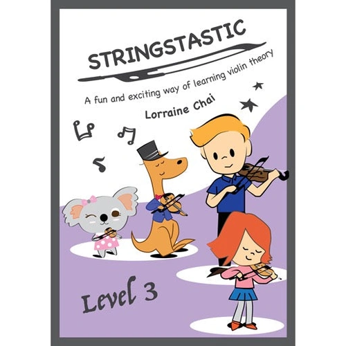 Stringstastic Level 3 Violin 2nd Edition Sheet Music and Method Book for Children Ages 6-10
