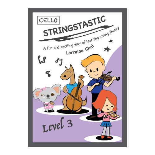 Stringstastic Level 3 Cello 2nd Edition - Cello Sheet Music and Method Book for Ages 6-10