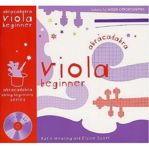 Abracadabra Viola Beginner Book and CD