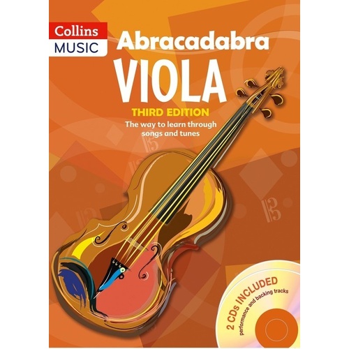Abracadabra Viola BK/OLA 3rd Edition with CDs, 64 Pages, Group Lessons, Duets, Teacher Parts, Progressive Learning Steps