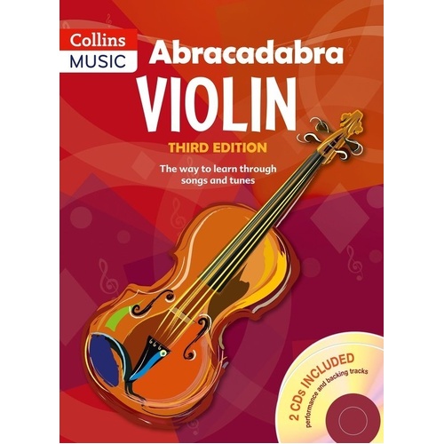 Abracadabra Violin 3rd Edition Pupil's Book with 2 CDs, 64 Pages, for Group Lessons and Individual Tuition