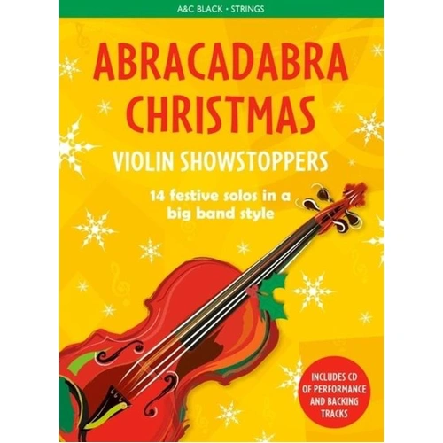 Abracadabra Christmas Violin Showstoppers Book with CD
