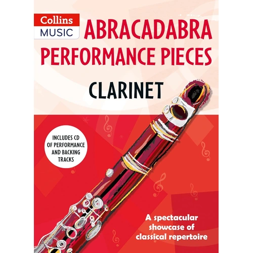 Abracadabra Clarinet Performance Pieces Book with CD