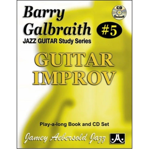Guitar Improvisation Book with CD by Barry Galbraith - Jamey Aebersold Jazz Series