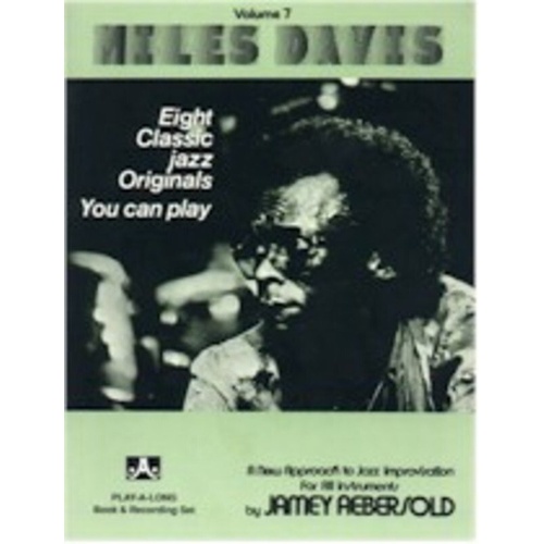 Miles Davis - Volume 7 Lead Sheet for All Instruments by Jamey Aebersold Jazz