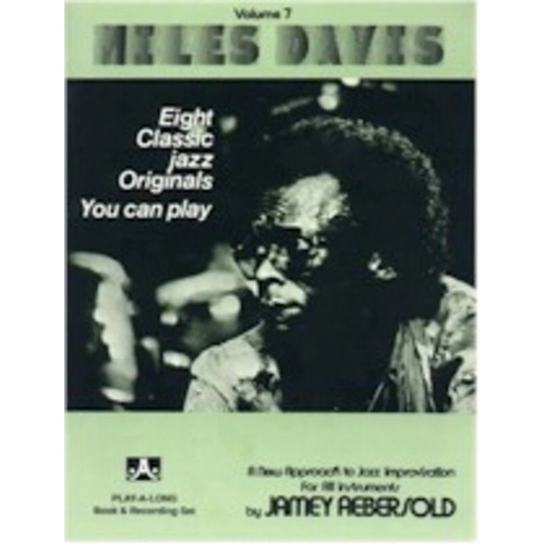 Miles Davis Volume 7 BK/CD - Jamey Aebersold Play-A-Long for All Instruments