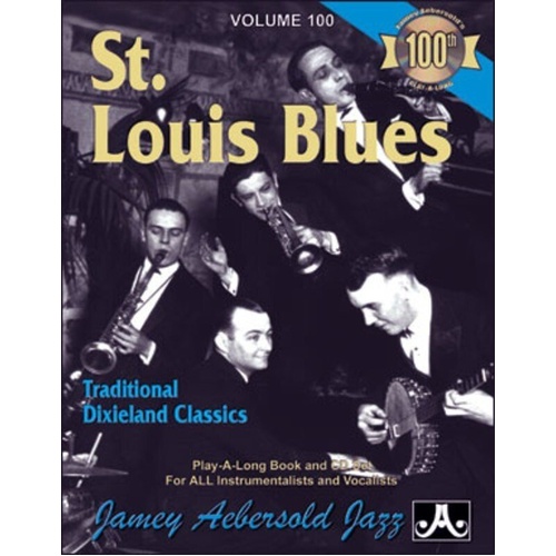 St. Louis Blues Dixieland Classics Volume 100 Lead Sheet Jamey Aebersold Play-A-Long