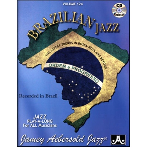 Brazilian Jazz Volume 124 BK/CD by Jamey Aebersold Jazz - Lead Sheet for All Instruments