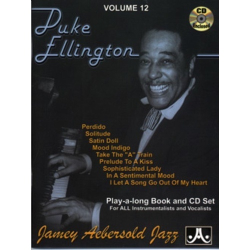 Duke Ellington Volume 12 BK/CD - Jamey Aebersold Play-A-Long Lead Sheet for All Instruments