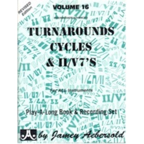 Turnarounds, Cycles & II/V7s - Volume 16 by Jamey Aebersold