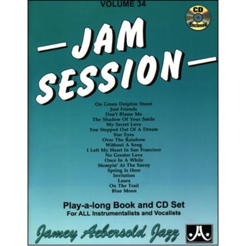 Jam Session Volume 34 BK/2CDs by Jamey Aebersold Jazz