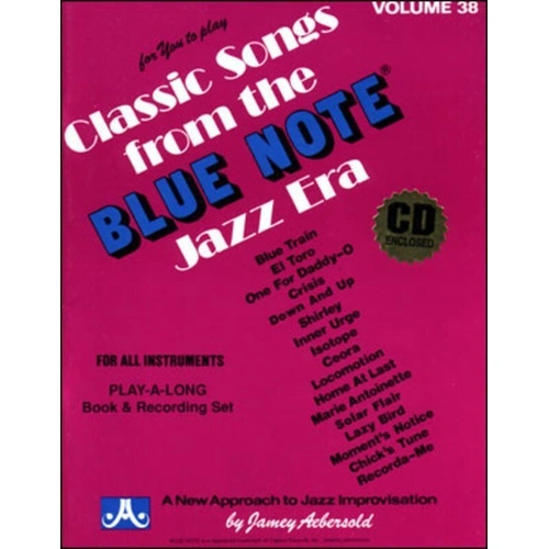 Blue Note Volume 38 - 2 CDs Lead Sheet for All Instruments by Jamey Aebersold Jazz