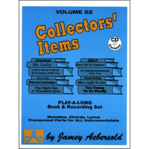 Collectors Items Volume 52 - Jamey Aebersold Jazz - Lead Sheet - All Instruments