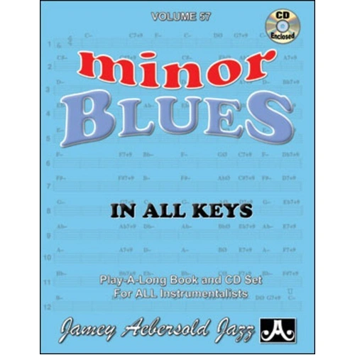 Minor Blues in All Keys - Volume 57 BK/CD by Jamey Aebersold