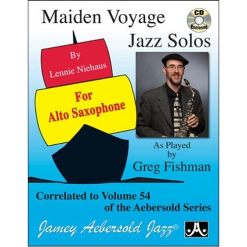 Maiden Voyage Jazz Solos for Alto Sax Book with CD