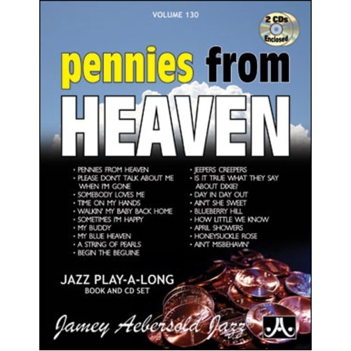 Pennies from Heaven Volume 130 2-CD Set by Jamey Aebersold Jazz