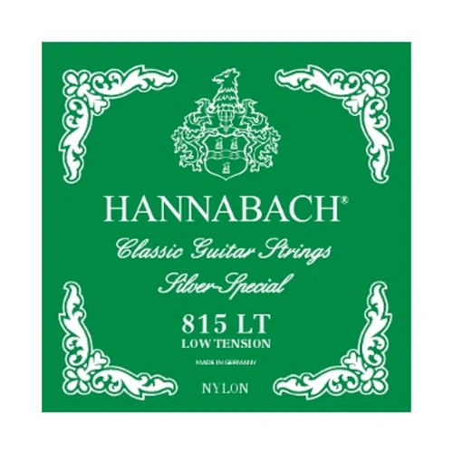 Hannabach Classical 815LT Silver Special Set - Low Tension Guitar Strings