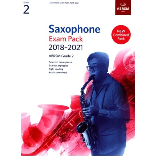 Saxophone Exam Pack 2018-2021 Grade 2 by ABRSM